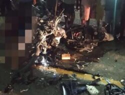 Tabrakan Maut, Dua Pengendara Motor Tewas di Tempat