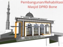 Ternyata, Bangunan Masjid Baru Di Kantor DPRD Bone Proyek Usulan Pimpinan Dewan, Ketua Fraksi Golkar: Itu Dipaksakan dan Cacat Administrasi