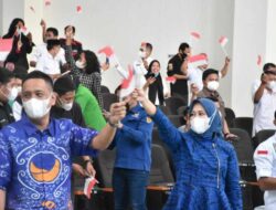 Atribut Partai Nasdem Berteberan Di kampus IAIN Palopo