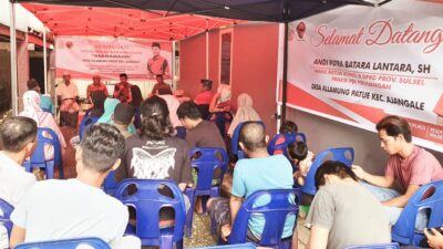 Usai Lebaran, Anggota DPRD Sulsel Andi Batara Sosbang Keagamaan di Ajangale 