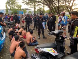 Resahkan Masyarakat,Sejumlah Pelaku Balap Liar Di Amankan Tim Patmor Sat Sabhara Polres Bone