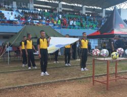 Semarak HUT Republik Indonesia Ke 77  Kapolres Bone Gelar Turnamen Sepakbola Antar Kecamatan.