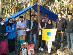 Peduli Sesama, PMII Komisariat Stia Prima Bone Salurkan Donasi Untuk Korban Kebakaran