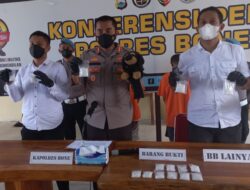 Polres Bone Amankan Dua Kurir Narkoba, Barang Bukti 487 Gram Sabu