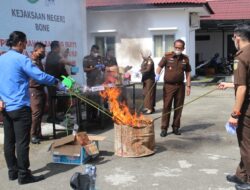 Kejari Bone Musnahkan Barang Bukti 89 Perkara, Narkoba Jenis Sabu Yang Terbanyak