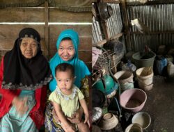Meprihatinkan,Keluarga Disinjai Mengandalkan Air Hujan Untuk Bertahan Hidup 