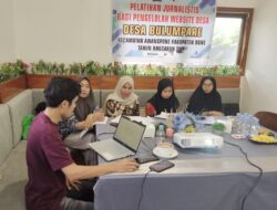 Tingkatkan Kemampuan Mengelolah Website Desa,Pemdes Bulumpare Gandeng Media Online Gelar Pelatihan Jurnalistik