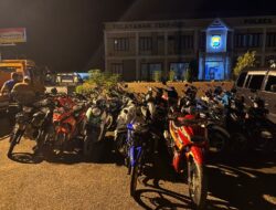 Razia Balap Liar, Tim Patroli Ramadhan Satlantas Polres Bone Amankan 25 Unit Motor