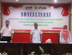 Sekda Selayar Buka Sosialisasi Pelaksanaan E-Katalog Jasa Kontruksi