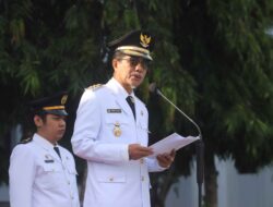 Saiful Arif Bacakan Arahan Kemendagri Pada Upacara Peringatan Hari Otoda XXVIII