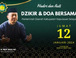 Jelang Pemilu 2024, Pemkab Selayar Ajak Umat Muslim Dzikir dan Doa Bersama