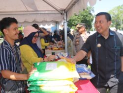 Bupati Selayar Pantau Gerakan Pangan Murah GPM DistanKP