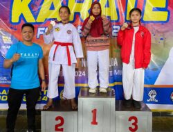 Gemilang, Siswi 11 Tahun dari Awangpone Rebut Emas Di Kejuaraan Karate Forki Bone