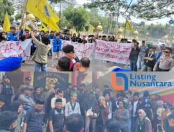 Tolak Kenaikan Pajak, PMII dan HMI Cabang Bone Geruduk Kantor Bupati dan DPRD Bone, PBB-P2 Naik Bupati Bone Lengser Dari Jabatan.