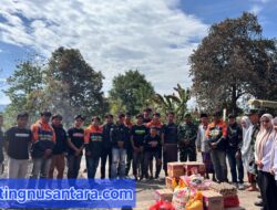 Peduli Sesama,Komunitas Bone Supermoto Independent Salurkan Bantuan Kebakaran di Lapri