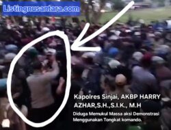 Demo Di Sinjai Ricuh, Kapolres Diduga Pukul Massa Gunakan Tongkat Komando